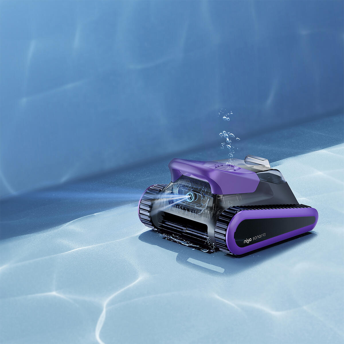 Robot aspirateur sans fil, couverture complète grâce à sa navigation 5/6