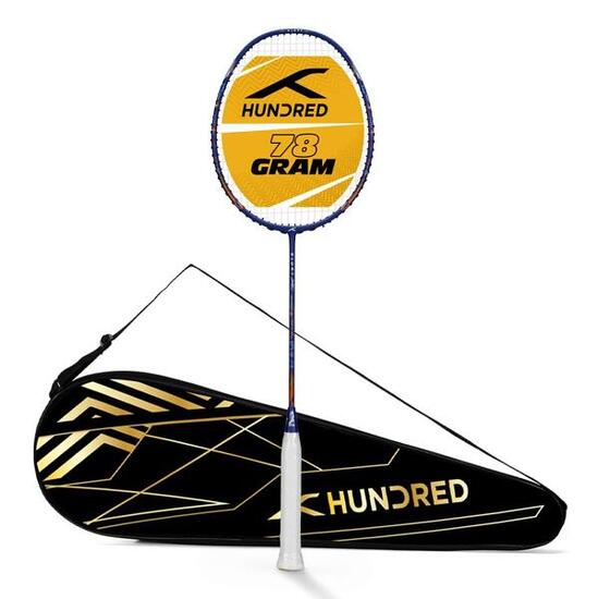 HUNDRED Glory Limited Edition Badmintonschläger | Carbonfaser|mit Schlägerhülle