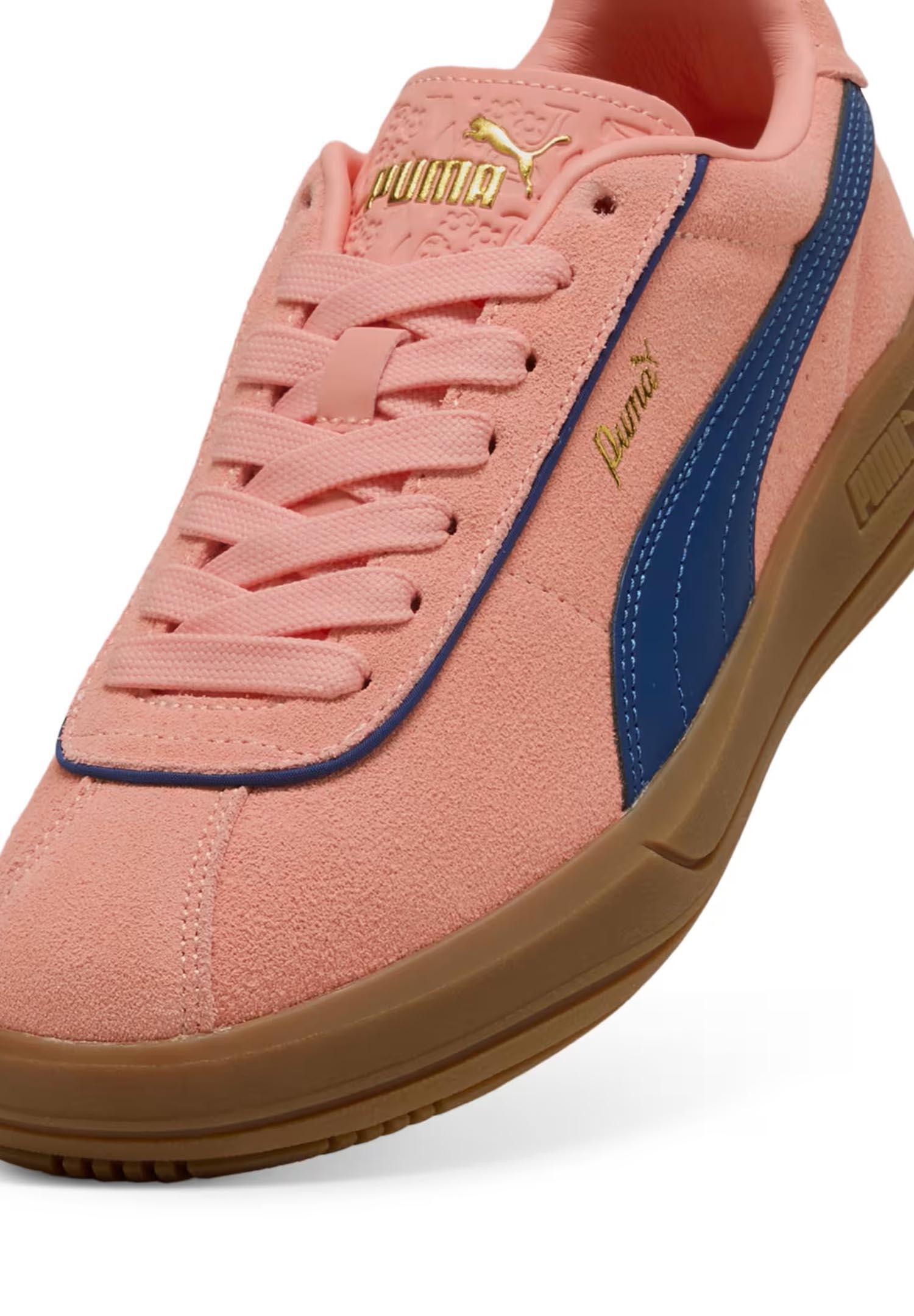 Puma S Club Klassika SD Damen 400718 04 Pink Fruit-Blazing Blue-Gold 5/7