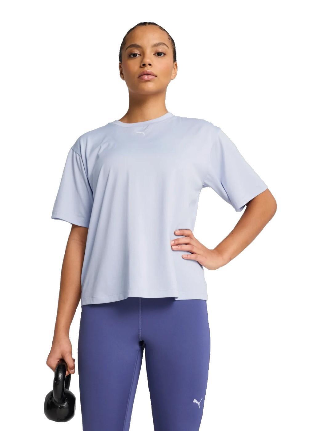 Damen T-Shirt Puma Tad Essential Lila 3/5