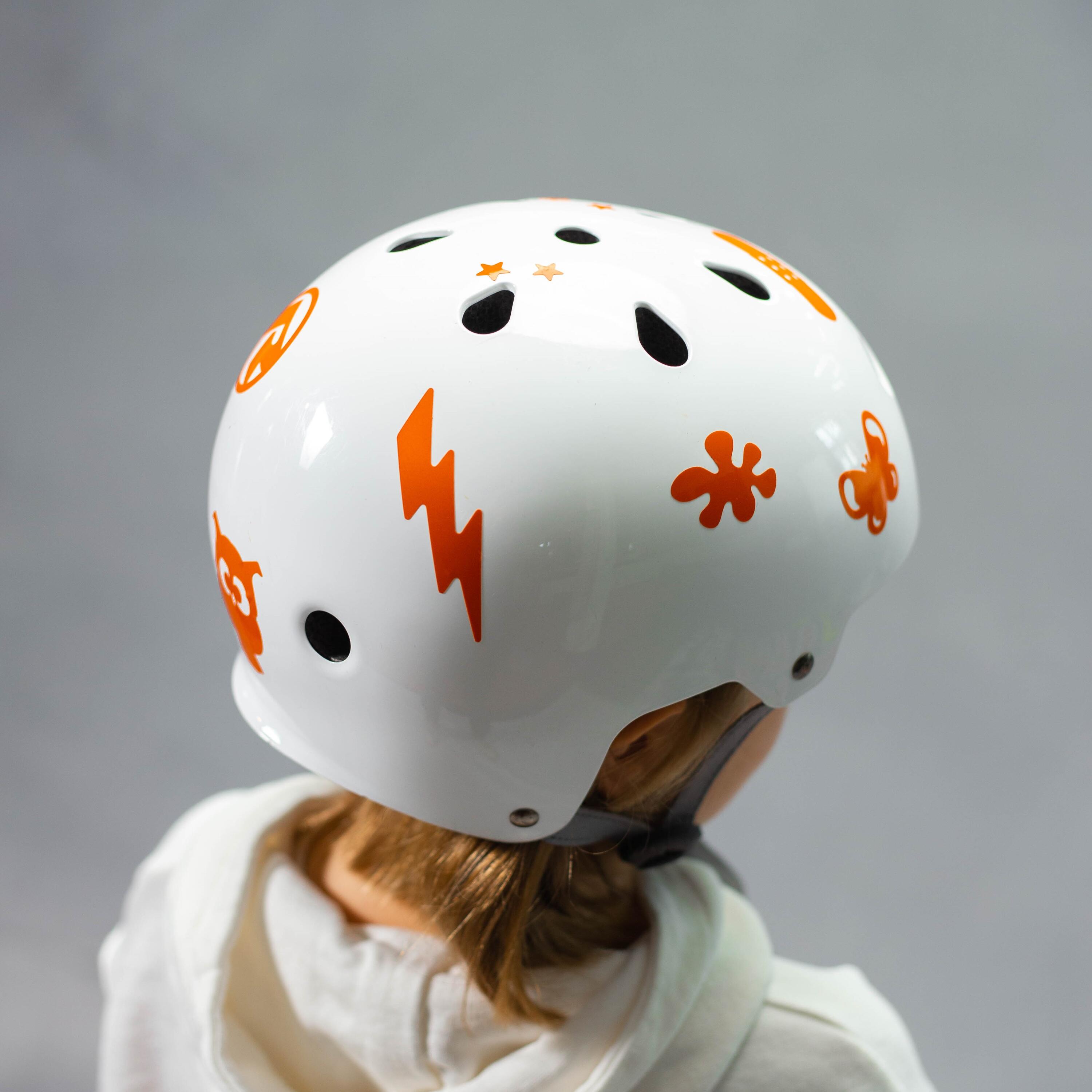 Riesel Design® reflektierende Aufkleber Fahrrad Fahrradhelm Kinderwagen 4/5
