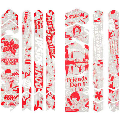 Kit protezione telaio - COMPLET 18 pezzi - Stranger Things UpsideDown - bianco