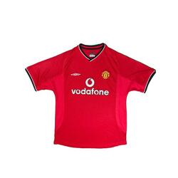 Reconditionné - Maillot vintage Manchester United saison 2001-2002 - Bon État