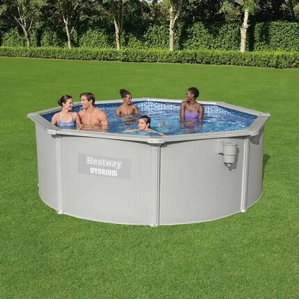 Piscine encadrée hors sol ronde Hydrium 360x120 cm