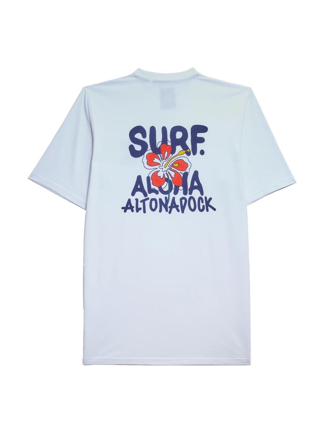 Camiseta para Hombre Altonadock Aloha Blanco 4/5