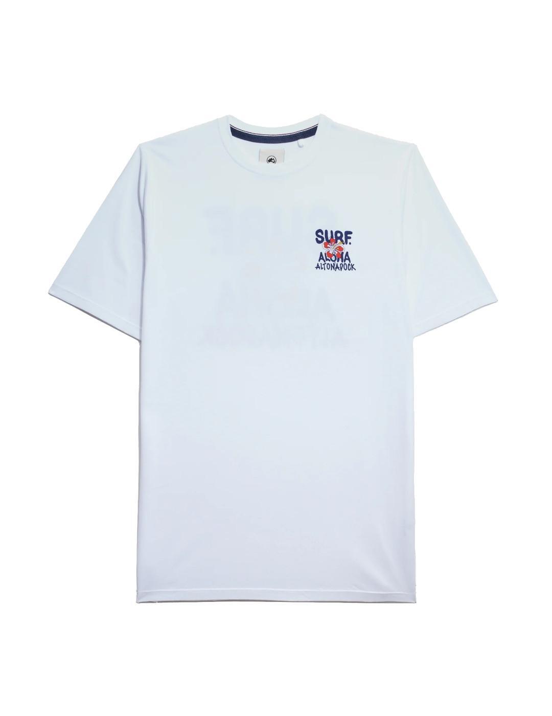 Camiseta para Hombre Altonadock Aloha Blanco 3/5