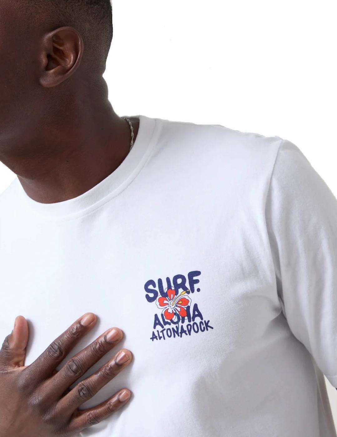 Camiseta para Hombre Altonadock Aloha Blanco 5/5