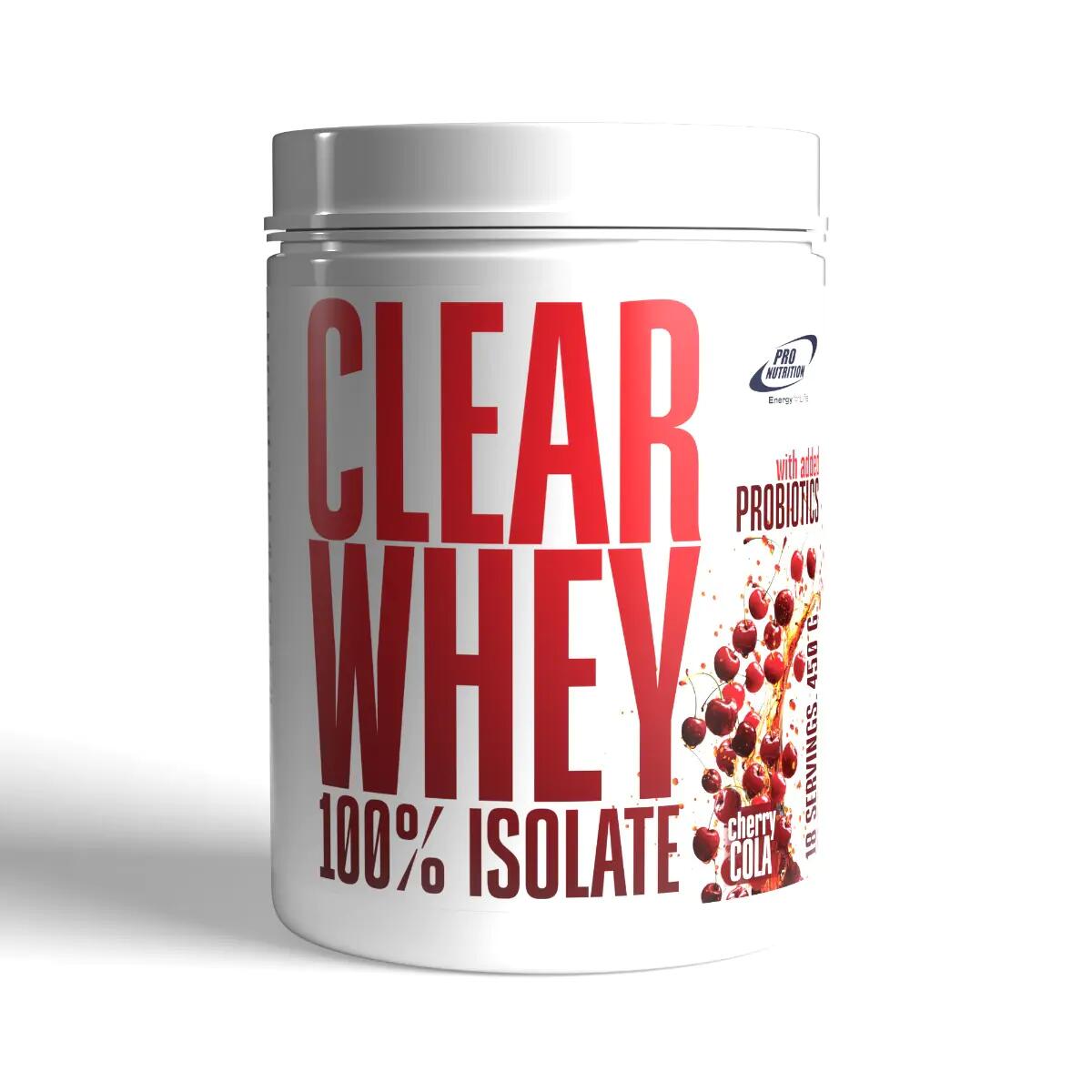 Pudra proteica din zer, Clear Whey Cherry Cola, 450g