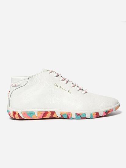 Tennis hautes Femme - JUHAYNA Blanc/ecru