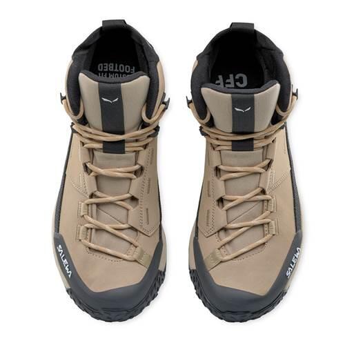 Damen-Wanderschuhe Salewa Puez Leather Mid PTX 3/5