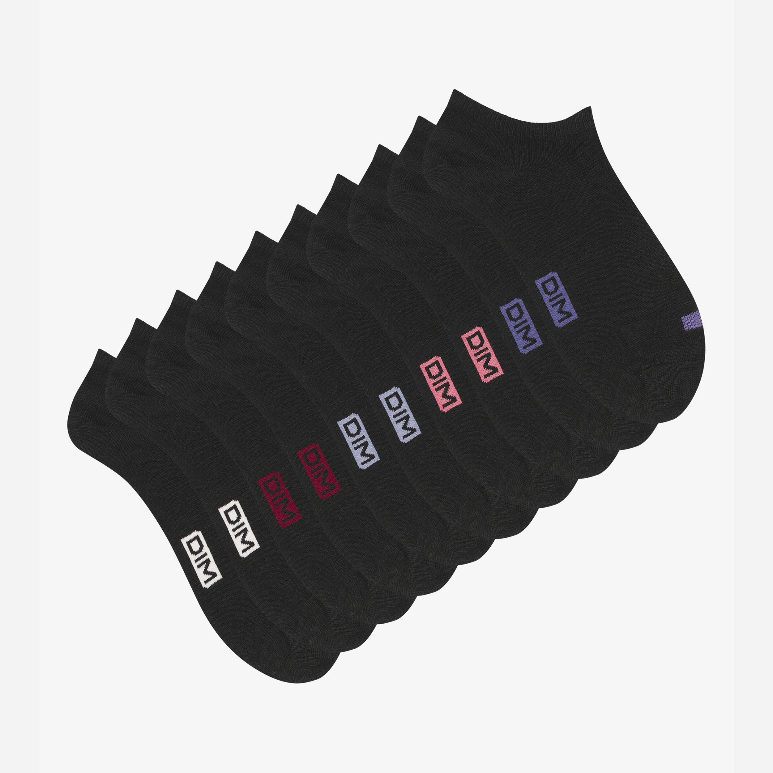Lot de 5 paires de Socquettes Femme 3/3
