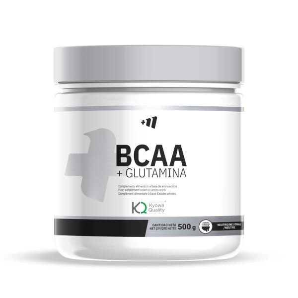 MMSUPPLEMENTS BCAA + L-Glutamine Kyowa® - 500 g neutrale MM Supplements