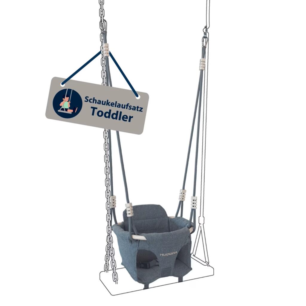 Schaukelaufsatz Toddler, grau 5/7