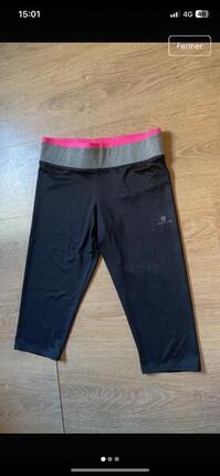 Entre Particuliers - Pantalon legging 3/4 domyos fitness course à pieds