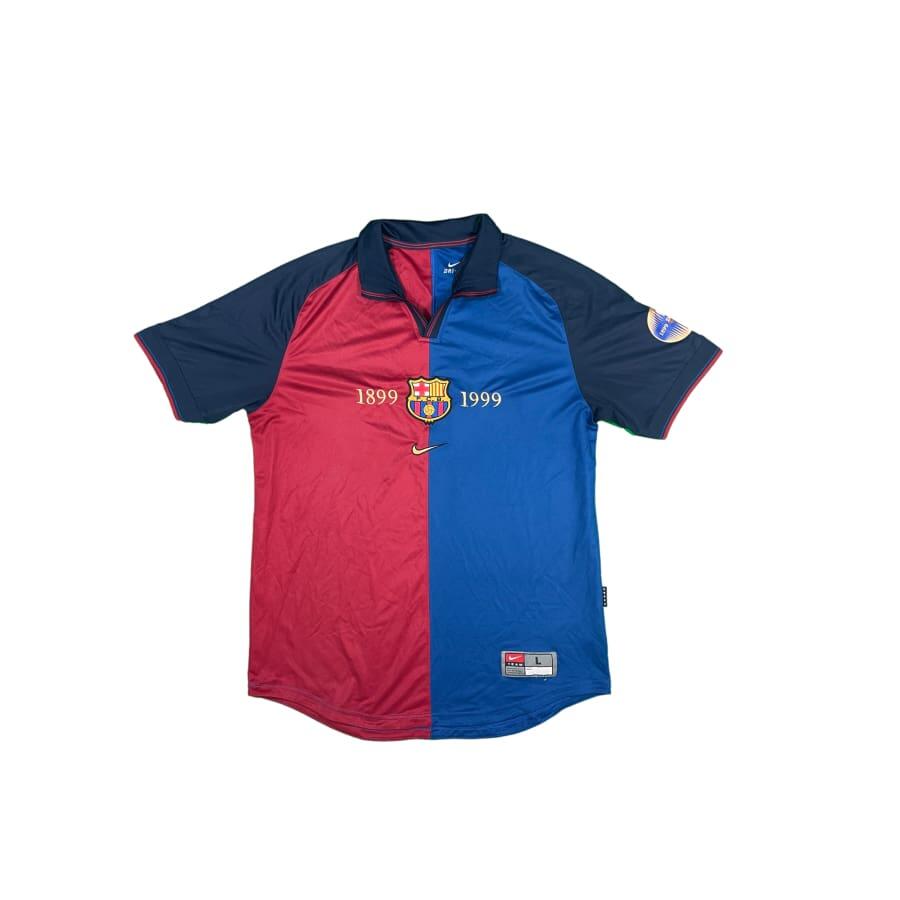 Nike - Reconditionné - Maillot Foot Vintage  Barcelone  #7 Vila Saison 1999-2000 - Bon - Maillot Manches Courtes - Multicolore - 44 L - Decathlon