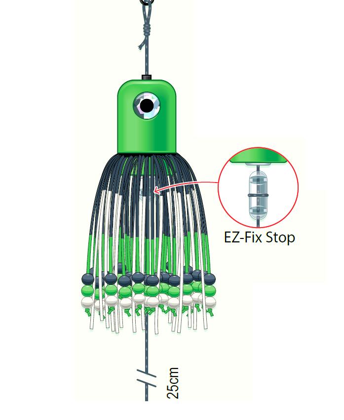 Madcat A-Static Adjustable Clonk Teaser Green 100 gr / 8/0 2/2