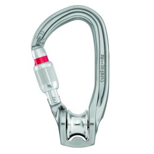 Poulie-mousqueton Petzl Rollclip Z, réa 38 mm, alu, compatible 7–13 mm 1/3