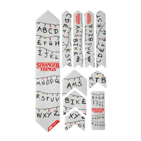 Kit di protezione per telaio - EXTRA 10 pezzi - Luci Stranger Things - nero