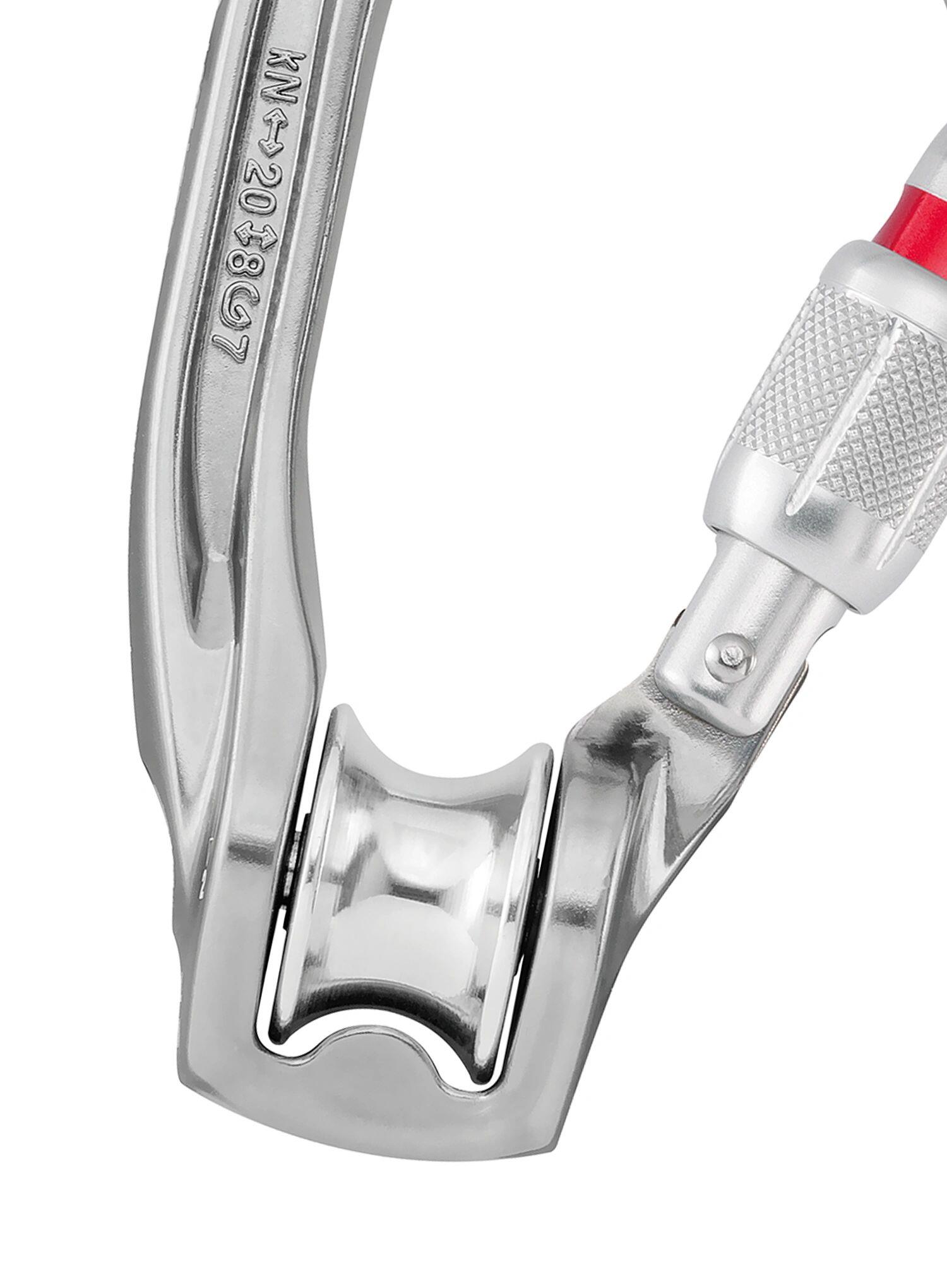 Poulie-mousqueton Petzl Rollclip Z, réa 38 mm, alu, compatible 7–13 mm 2/3