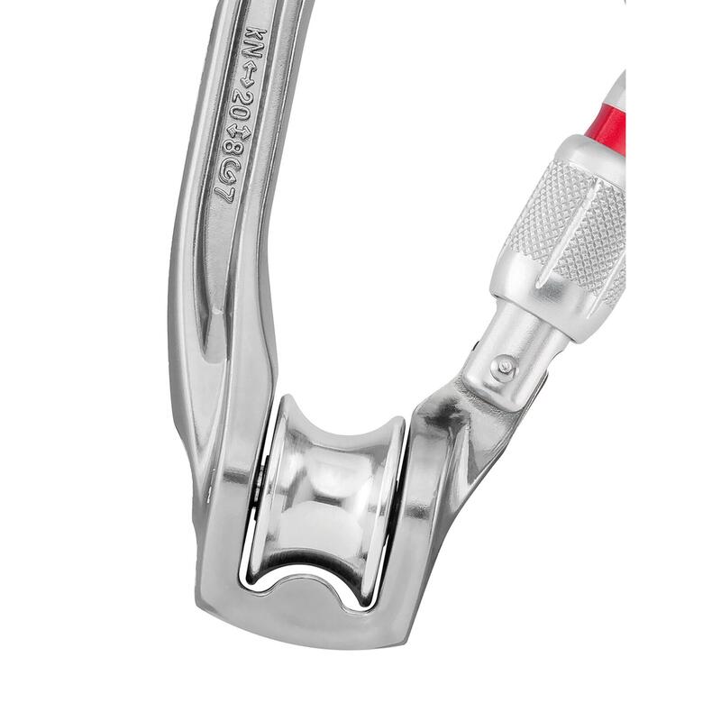 Poulie-mousqueton Petzl Rollclip Z, alu, 38 mm, compatibil 7–13 mm
