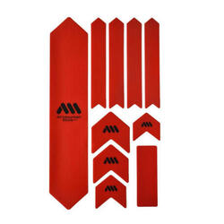 Kit protection de cadre - EXTRA 10 pièces - Rouge