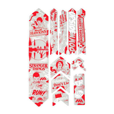 Kit protezione telaio - EXTRA 10 pezzi - Stranger Things UpsideDown - bianco