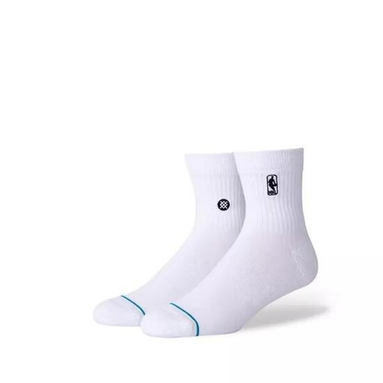 Chaussettes de Basketball NBA Stance Arena Logoman Low Quarter blanc -Stance