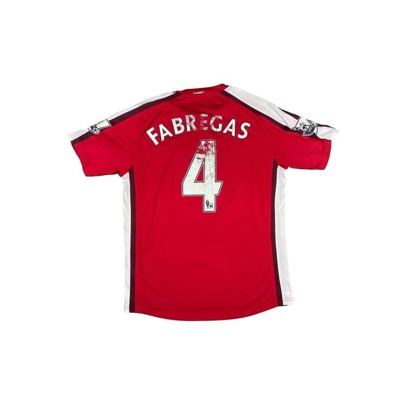 Reconditionné - Maillot foot vintage Arsenal  #4 Fabregas saison 2008-2009 - Éta