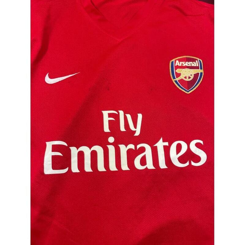 Reconditionné - Maillot foot vintage Arsenal  #4 Fabregas saison 2008-2009 - Éta