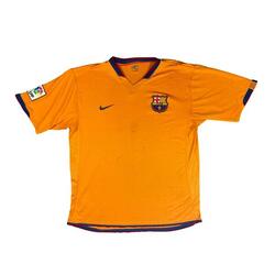 Reconditionné - Maillot foot vintage Barcelone saison 2006-2007 - État Correct