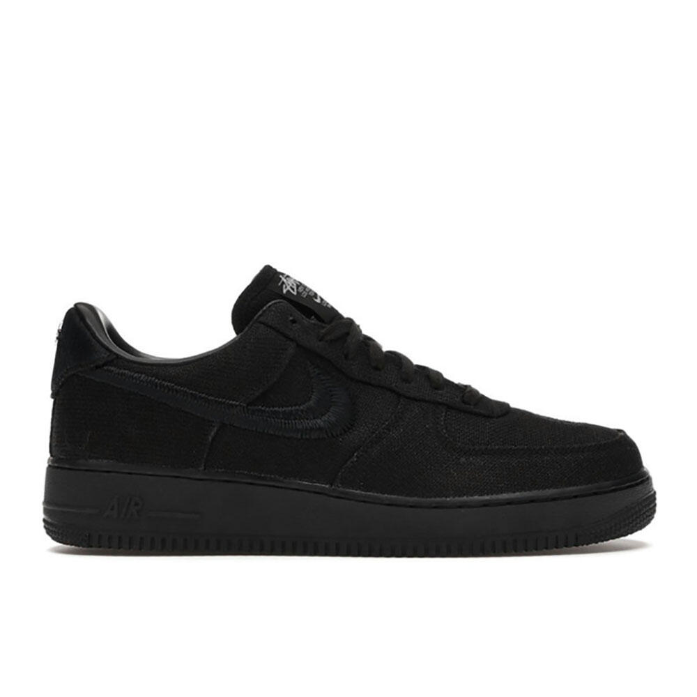 Nike - Nike Air Force 1 Low Stussy Black - Baskets - Noir - 37,5 - Decathlon