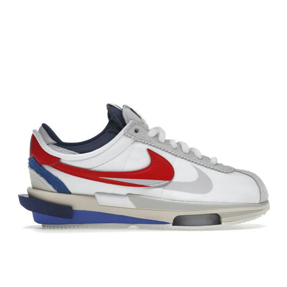 NIKE Nike Cortez 4.0 Sacai White University Red Blue