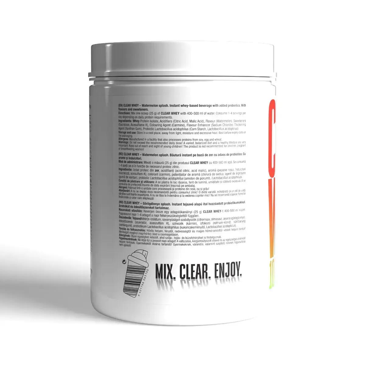 Pudra proteica din zer, Clear Whey Watermelon Splash, 450g 2/3