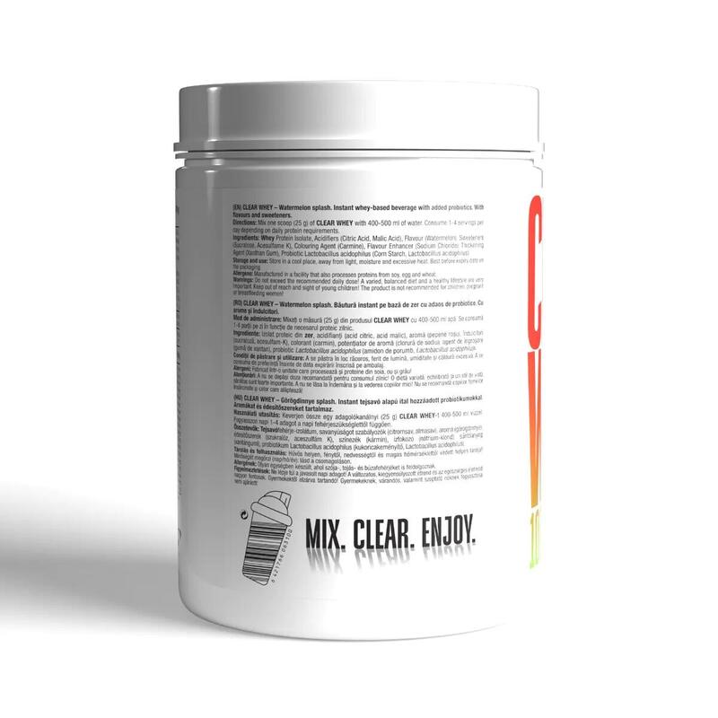 Pudra proteica din zer, Clear Whey Watermelon Splash, 450g