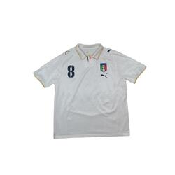 Reconditionné - Maillot foot rétro équipe d'Italie #8 GATTUSO 2008-2009 - Très