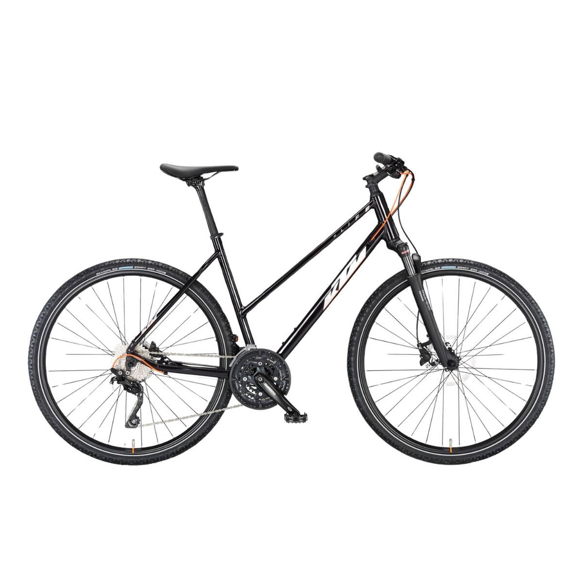 Rower crossowy KTM X-Life Action Trapeze Flaming Black - M