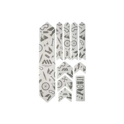 Kit di protezione del telaio - EXTRA 10 pezzi - JoyRide/grigio