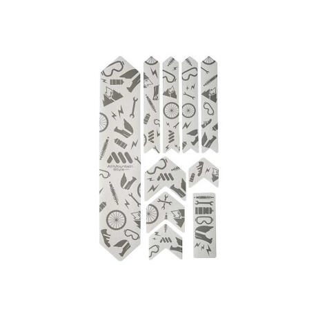 Kit di protezione del telaio - EXTRA 10 pezzi - JoyRide/grigio