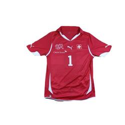 Reconditionné - Maillot foot rétro Suisse #1 STEFY 2010-2011 - État Correct