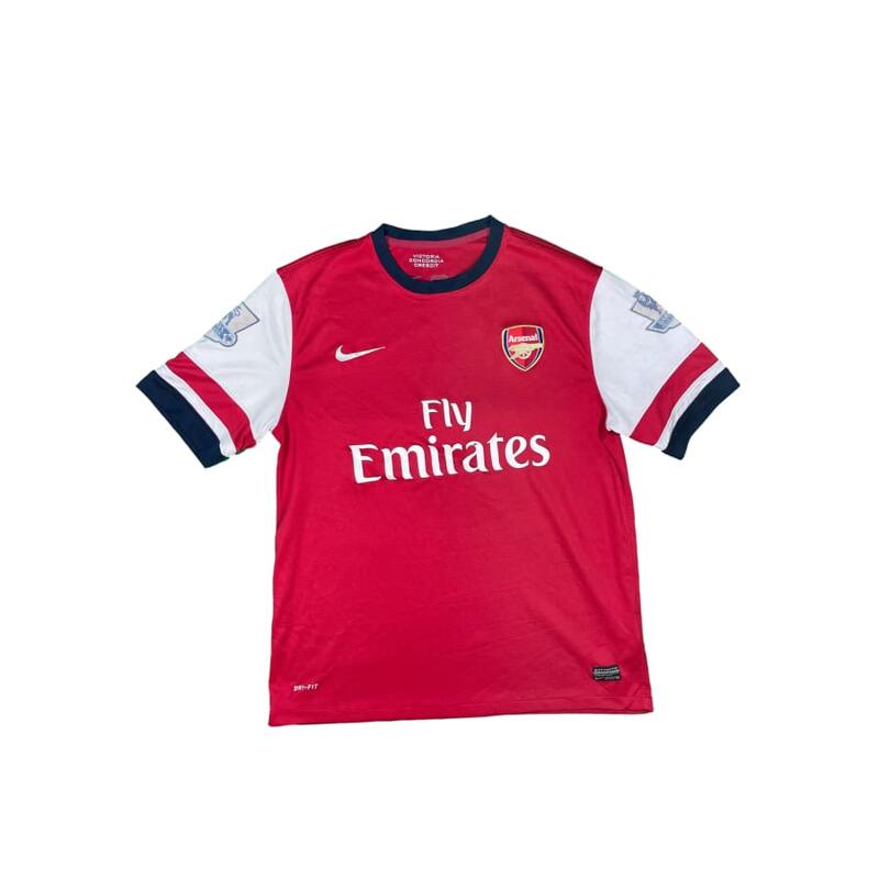 Reconditionné - Maillot vintage Arsenal  #9 Podolski saison 2013-2014 - État Cor