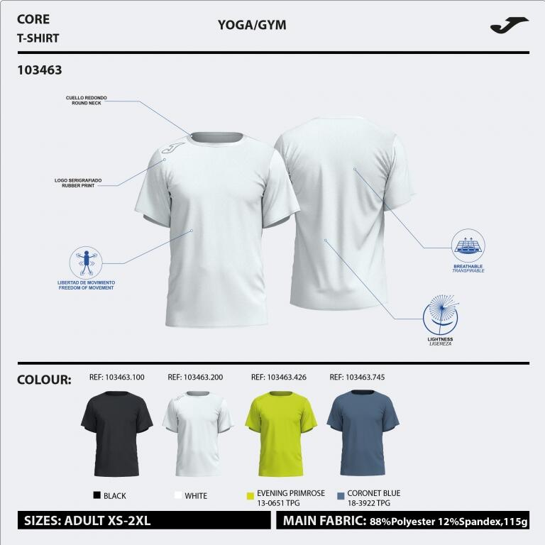 Tricou barbati Joma Indoor Gym negru