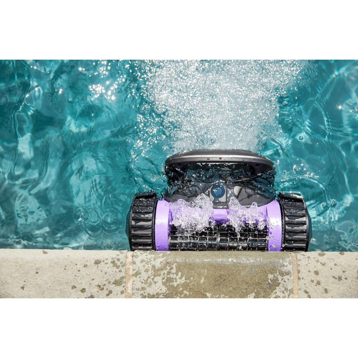 Robot aspirateur sans fil, modes de nettoyage personnalisables via l'app, idéal 6/7