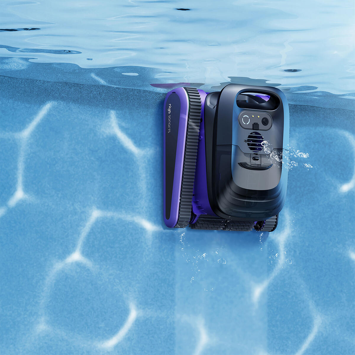 Robot aspirateur sans fil, modes de nettoyage personnalisables via l'app, idéal 2/7