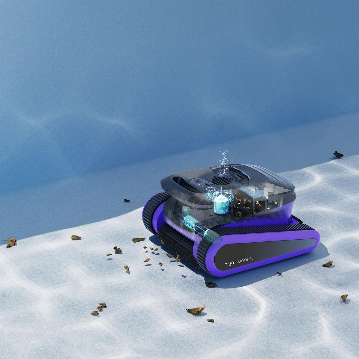 Robot aspirateur sans fil, modes de nettoyage personnalisables via l'app, idéal 3/7