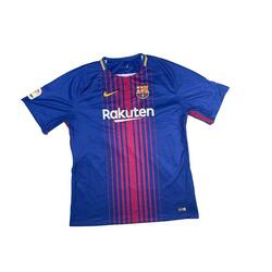 Reconditionné - Maillot foot vintage Barcelone #10 Messi saison 2017-2018 - Bo