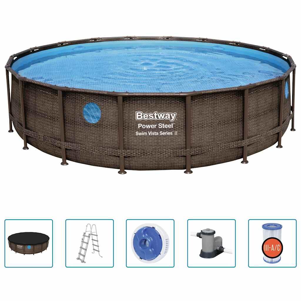 Piscine tubulaire Power Steel 549x122 cm 2/7