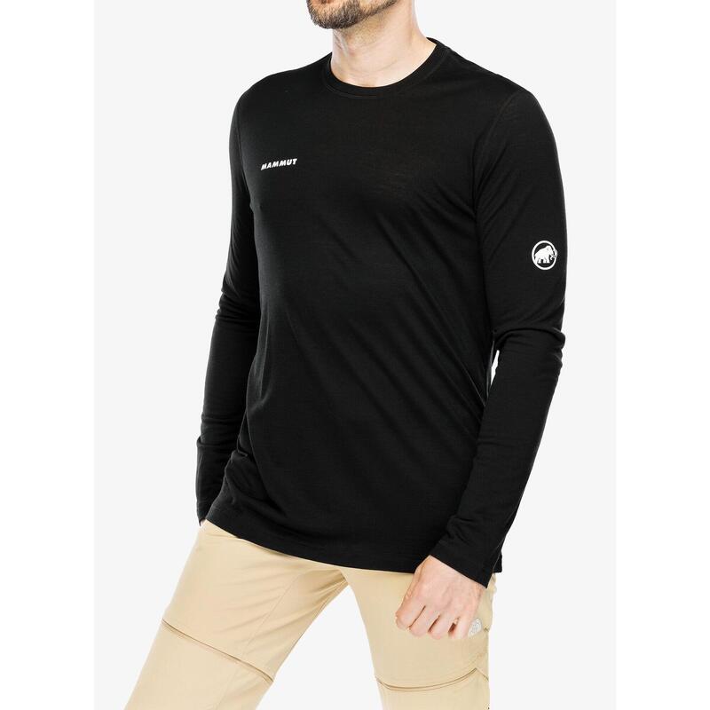 Tricou termoactiv 1016016900001 cu mânecă lungă negru bărbătesc