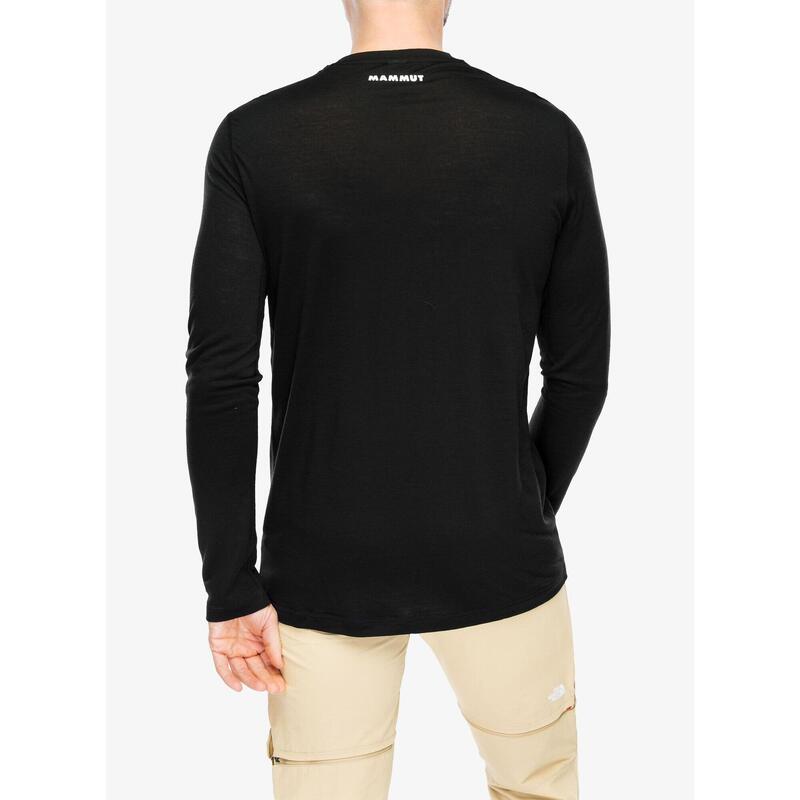 Tricou termoactiv 1016016900001 cu mânecă lungă negru bărbătesc