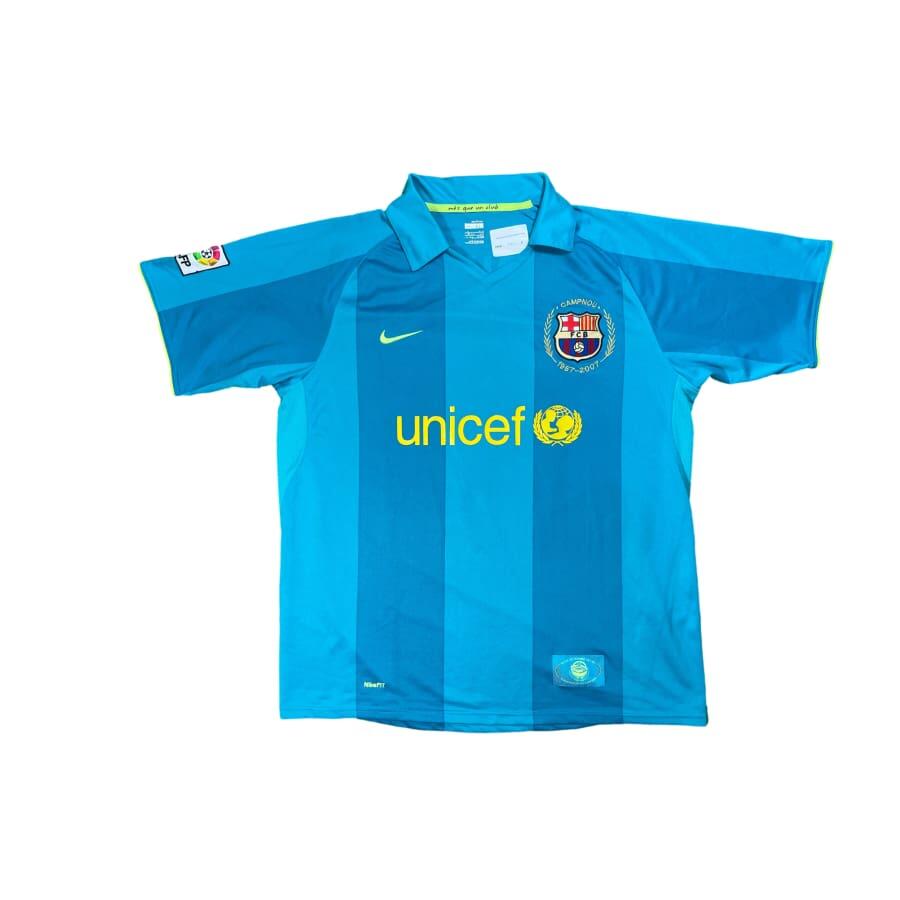 Nike - Reconditionné - Maillot Foot Vintage Barcelone #17 Giovani Saison 2007-2008 - - Maillot Manches Courtes - Multicolore - 48 Xl - Decathlon