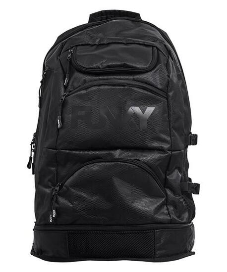 Zaino espandibile Funky Trunks Elite Squad Back to Black